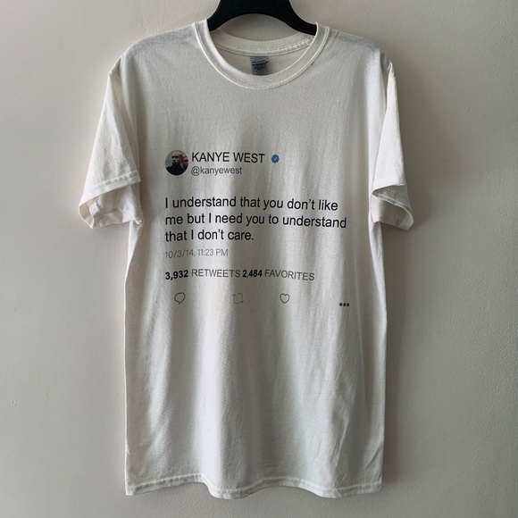 Kanye West Tweet Shirt Unisex Size M - Picture 2 of 4